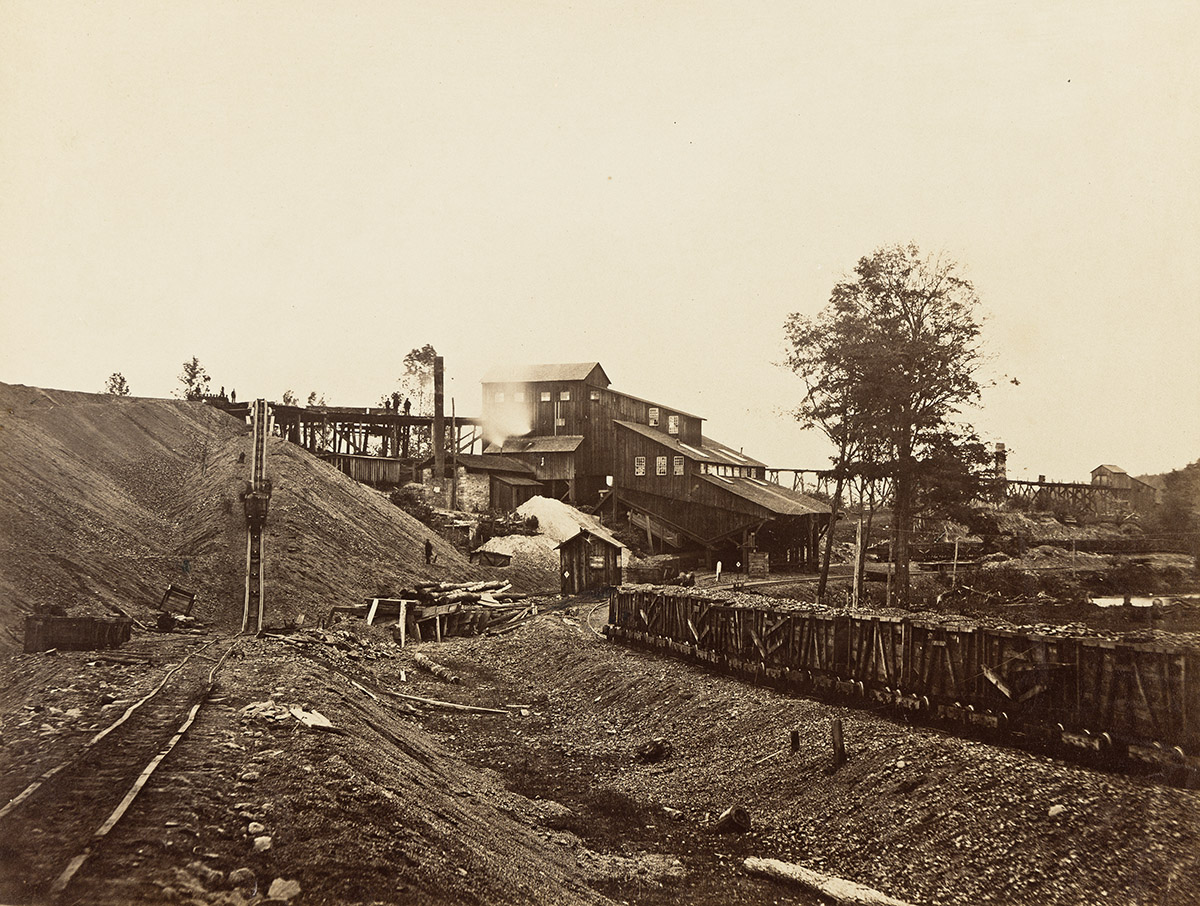 THOMAS H. JOHNSON (active 1860s) Breaker at Dickson, the Delaware and Hudson Canal Company.